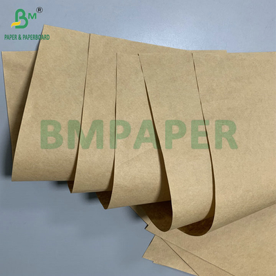 Papel Kraft marrón de alta resistencia a la tracción de 75 gramos para hacer bolsas de papel de materiales de construcción