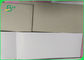 paquete a dos caras cubierto 250gsm del rollo de la cartulina de la parte posterior del gris del tablero, color blanco