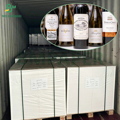 Papel de etiqueta para botellas de cerveza 65 gm 70 gm resistente al agua resistencia a la humedad