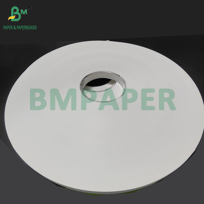 Papel de embalaje de paja blanco de 24 gm 28 gm 27 mm x 5000 m Buena resistencia a la tracción
