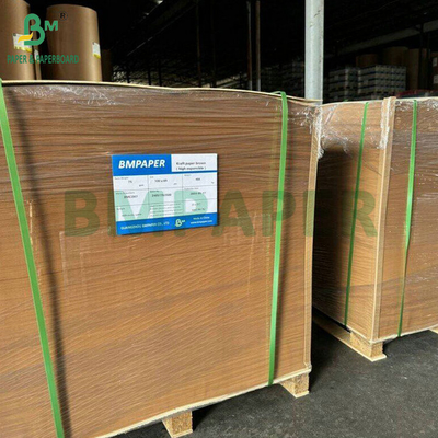 Papel Kraft de 70 a 100 gramos de alta expansión para hacer bolsas de cemento