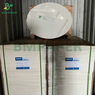 58gm 60gm LWC de peso ligero revestido de hojas de papel blanco forma de dos lados Brillo