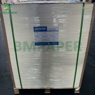 58gm 60gm LWC de peso ligero revestido de hojas de papel blanco forma de dos lados Brillo