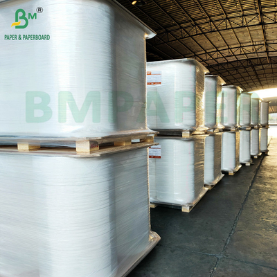 Papel envuelto de paja ecológica de color blanco para alimentos Papel Kraft de 28 gramos para embalaje individual