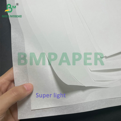 Buena flexibilidad 40 gm Papel sin madera en rollo para inserciones plegadas