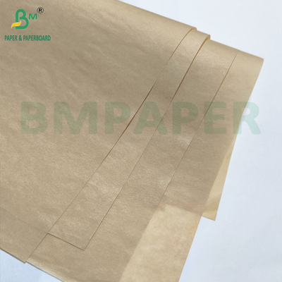 Papel de envoltura para sándwiches de color marrón natural de 40 gramos de papel resistente a la grasa de 45 gramos