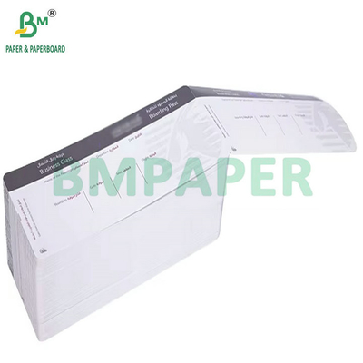 175g 18.8cm x 8.3cm Tarjeta de embarque térmica en blanco Personalizada Billetes de avión baratos