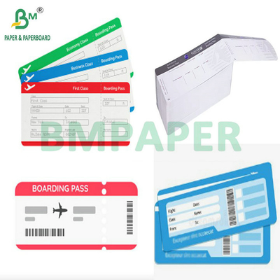 175g 18.8cm x 8.3cm Tarjeta de embarque térmica en blanco Personalizada Billetes de avión baratos