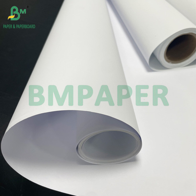 90gm 105gm Rollo de papel de fianza recubierto 24 &quot;x 150&quot; para el fabricante de carteles de color para interiores