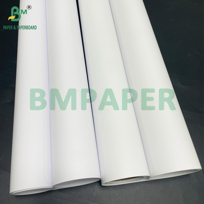 90gm 105gm Rollo de papel de fianza recubierto 24 &quot;x 150&quot; para el fabricante de carteles de color para interiores