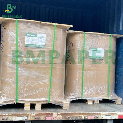40 GSM Rollos de papel de cera blanca encerados en ambos lados resistentes a la grasa