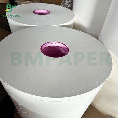 Papel de paja biológico 28 gramos 32 mm x 6000 m Rollo de color blanco