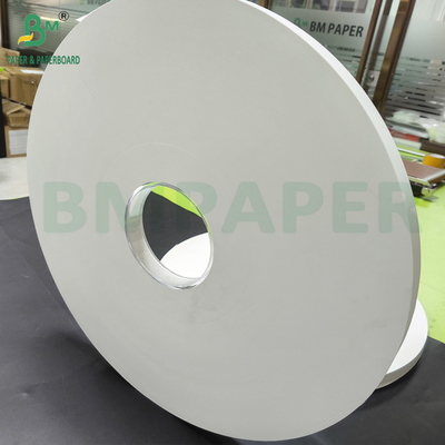 Papel de paja biológico 28 gramos 32 mm x 6000 m Rollo de color blanco