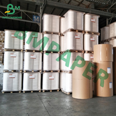 Papel de embalaje blanco para alimentos Papel Kraft blanqueado sin revestimiento para bolsas de papel