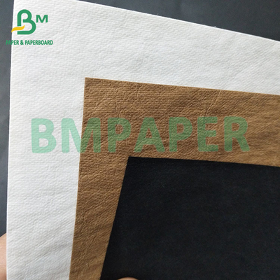 0.35mm, 0.55mm Papel de tela Kraft Blanco Negro Lavado para hacer bolsas