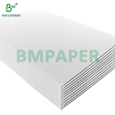 1.5MM 3 capas de cartón corrugado blanco para cajas cosméticas Liner E Flauta 69 x 99CM