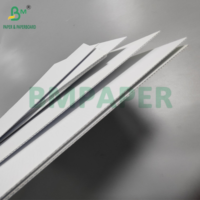 1.5MM 3 capas de cartón corrugado blanco para cajas cosméticas Liner E Flauta 69 x 99CM