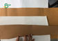 Papel de Kraft reciclable de la pulpa fibrosa natural/rollo blanco del papel de Kraft