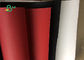 Laminatied rojo y grueso lavable cubierto del papel de Kraft 0.5m m 0.7m m 0.8m m