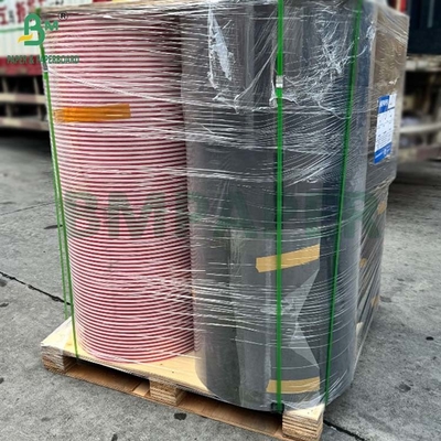60 g de papel de paja rayas rojas todo negro de color papel de arriba rollos de 600 mm 620 mm