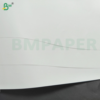 Papel blanco recubierto de un lado Papel de cono de alimentos para helados 80gm
