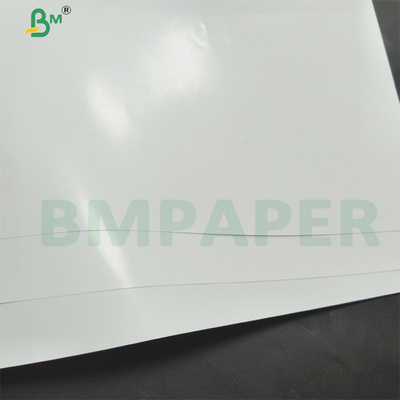 Papel blanco recubierto de un lado Papel de cono de alimentos para helados 80gm