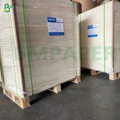 Papel blanco recubierto de un lado Papel de cono de alimentos para helados 80gm