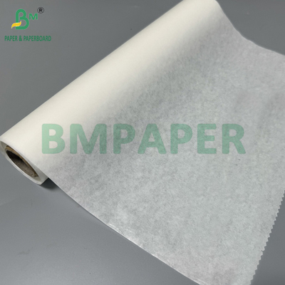 Papel revestido de silicona de doble cara de 40 gramos para hornear alimentos Papel de envoltura blanco de grado