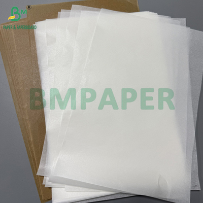 40 g de papel de horneado recubierto de silicona, rollos de hojas, color marrón blanco