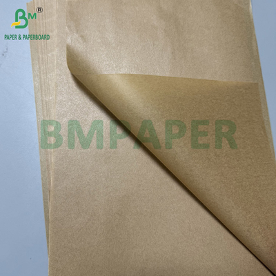 40 g de papel de horneado recubierto de silicona, rollos de hojas, color marrón blanco