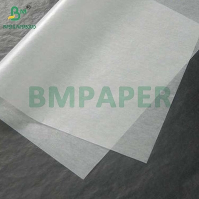 Papel de vidrio de color blanqueado de grado alimenticio de 24 gramos para tazas de hornear 750 x 1000 mm