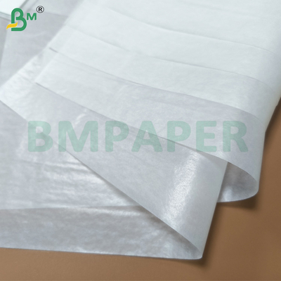 Papel de vidrio blanco semitranslúcido para envases de café y pasteles
