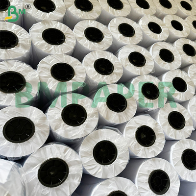 Papel de dibujo blanco liso A0 A1 A2 Tamaño de rollo Papel de fijación sin recubrimiento