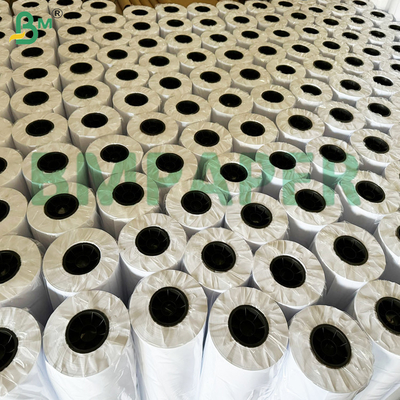 Papel de dibujo blanco liso A0 A1 A2 Tamaño de rollo Papel de fijación sin recubrimiento