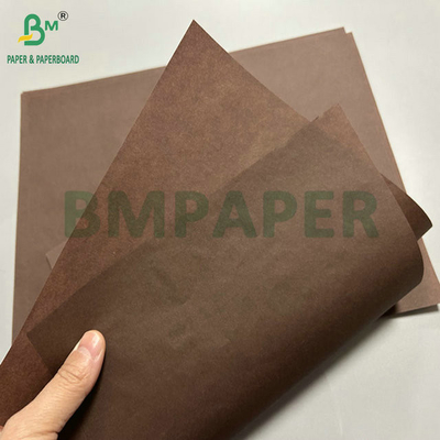 Tamaño A4 30 gramos 40 gramos A prueba de grasa Papel de pergamino de color de café para tazas de magdalenas