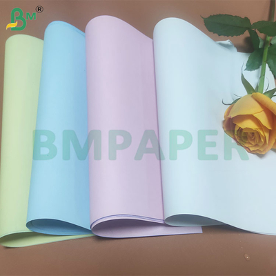 48-80 GSM Sustancia NCR Papel de copia sin cartón en rodillos de varios colores