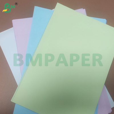 48-80 GSM Sustancia NCR Papel de copia sin cartón en rodillos de varios colores