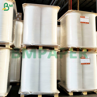 22-53 mm de papel blanco de paja de seguridad para alimentos Rollos de papel Kraft imprimibles