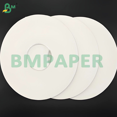 22-53 mm de papel blanco de paja de seguridad para alimentos Rollos de papel Kraft imprimibles