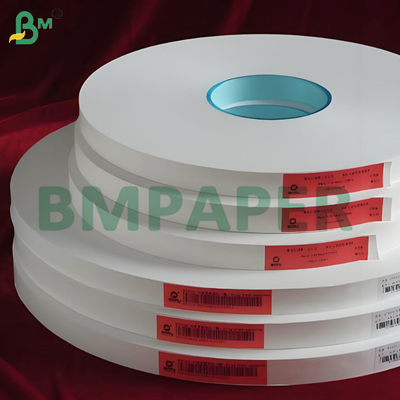 22-53 mm de papel blanco de paja de seguridad para alimentos Rollos de papel Kraft imprimibles
