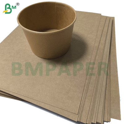 Papel de base para tazas de color marrón natural 320 g + 20 g de recubrimiento de PE