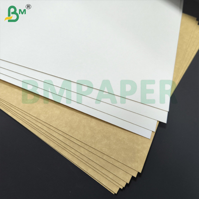 Tabla trasera de Kraft marrón de 270 gramos de 350 gramos de tabla portadora de recubrimiento superior blanca