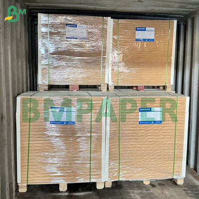 Tabla trasera de Kraft marrón de 270 gramos de 350 gramos de tabla portadora de recubrimiento superior blanca
