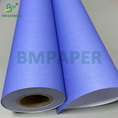 610 mm x 50 m A0 A1 80GSM Rollo de papel gráfico CAD azul púrpura