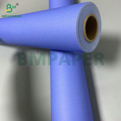 610 mm x 50 m A0 A1 80GSM Rollo de papel gráfico CAD azul púrpura