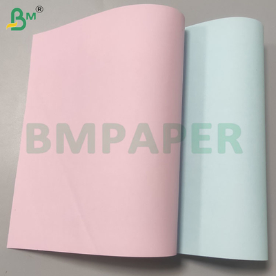 50 gramos de NCR de tamaño de letra Hojas de papel sin carbono en varios colores