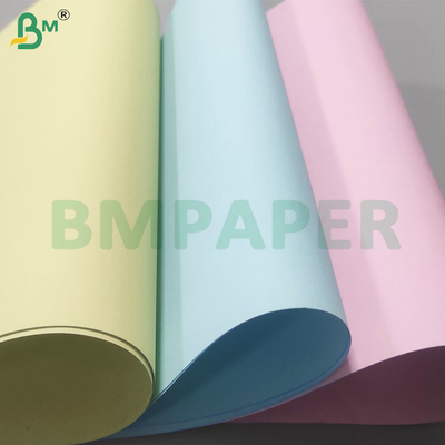 50 gramos de NCR de tamaño de letra Hojas de papel sin carbono en varios colores