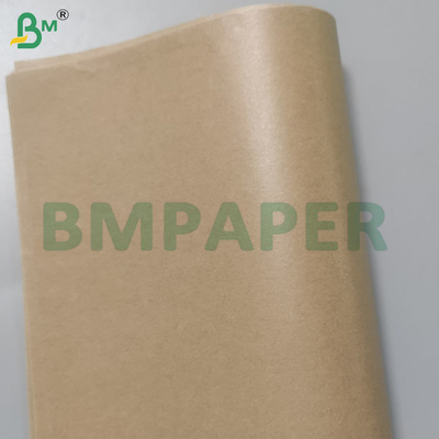 30 gramos de rollos de papel recubiertos de silicona de doble cara, resistentes a la grasa y marrones