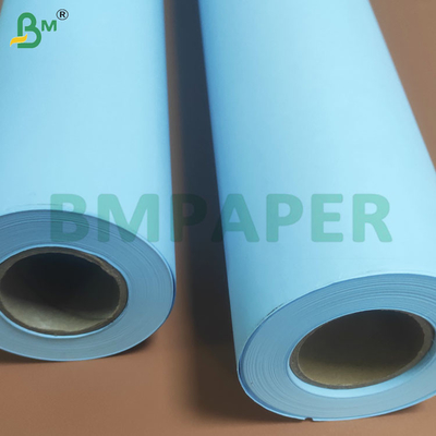20 libras de ingeniería doble lado azul de dibujo de papel rollos 610 mm x 100m
