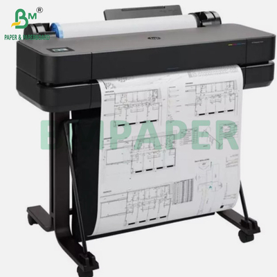 24 "x 150" CAD 20 libras de papel de dibujo de gran formato de inyección de tinta para gráfico de 2 "CORE